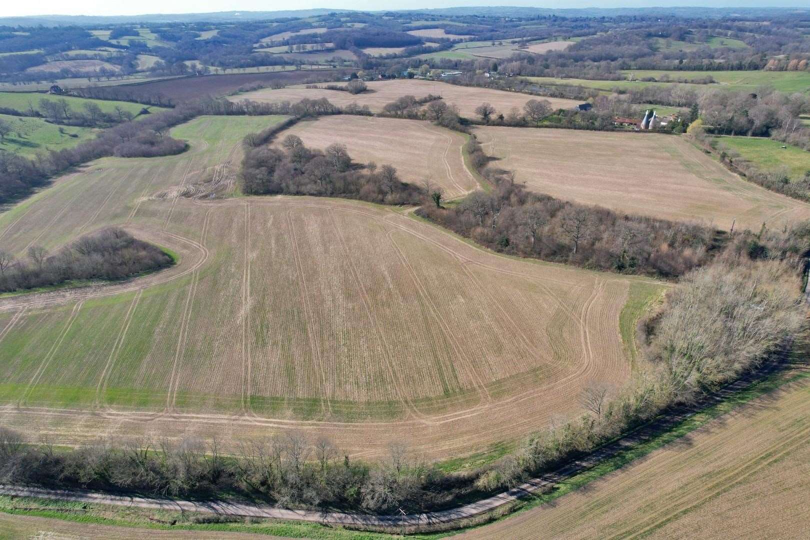94 acres are available at East Heath near Hawkhurst