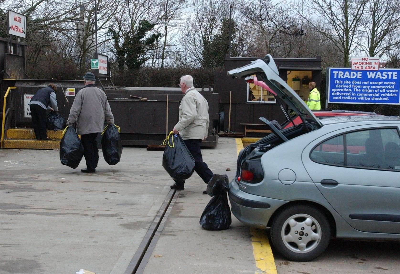 The proposed closures of recycling centres has proved a divisive issue