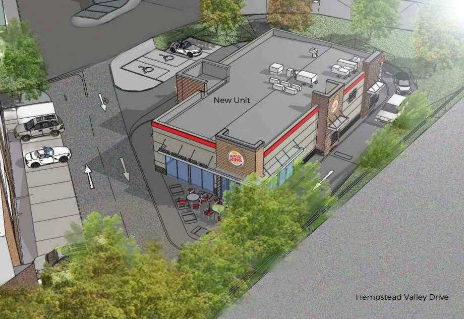 A birds eye view of what the Burger King could look like. Picture: DLG Architects/ BAPT Ltd