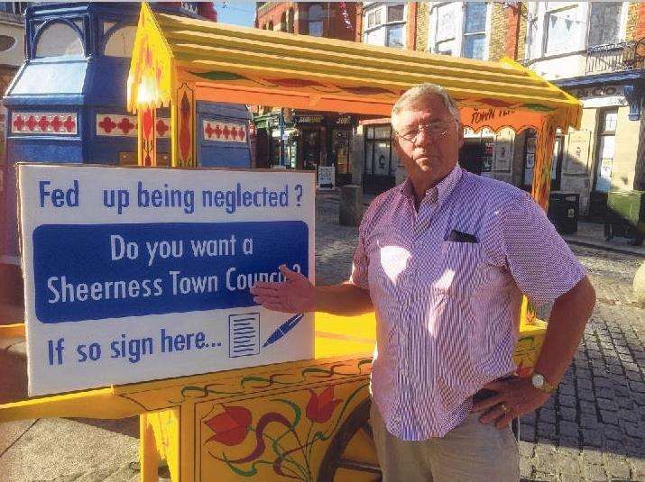 Brian Spoor has been campaigning for a town council for Sheerness (1542002)