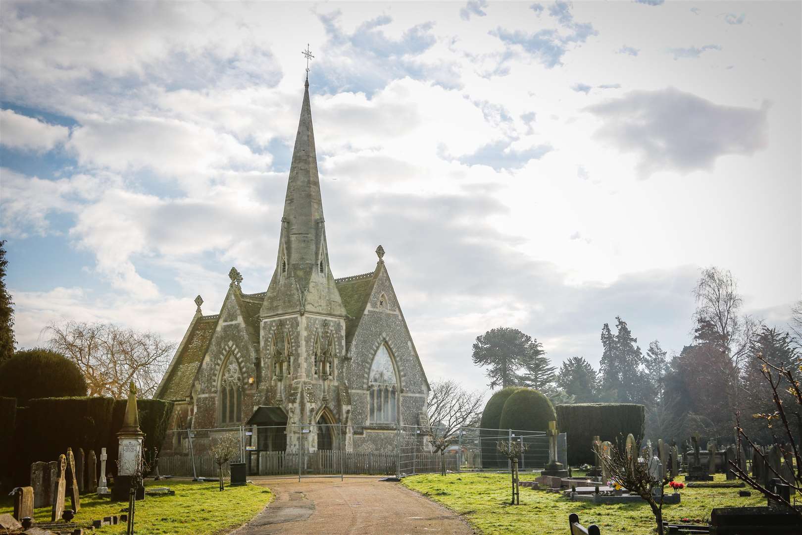 The disused chapel at Sutton Road Cemetery in Maidstone. Picture: Matthew Walker