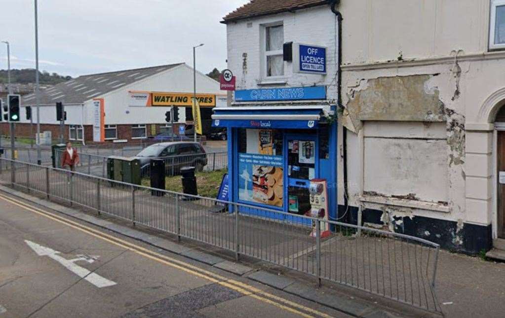 Cabin News in London Road, Dover has had it's license to sell alcohol revoked. Picture: Google