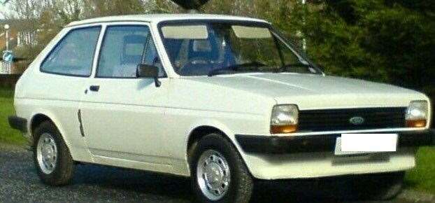 The classic 1983 Ford Fiesta has been stolen from a car park in Maidstone (22591599)