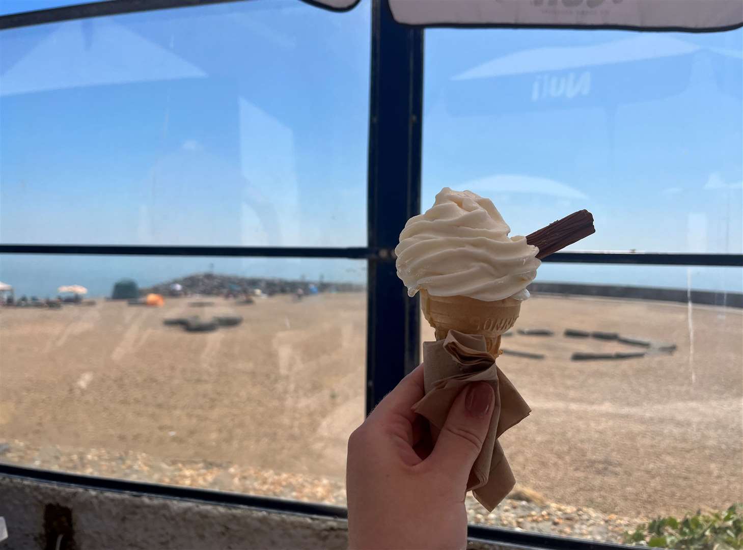 Since it was the hottest day of the year, it was only right to top it off with an ice cream