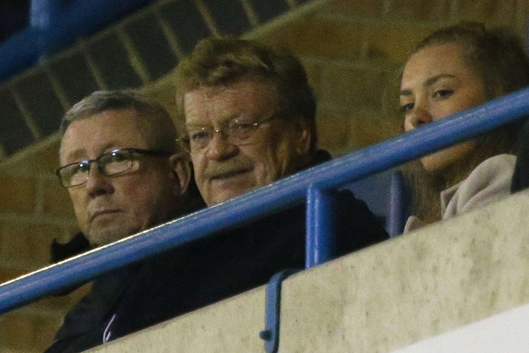 Chairman Paul Scally, subject to speculation about his health earlier in the week, was at the game fit and well Picture: Andy Jones