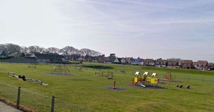 The play area in Minnis Bay is one of the 11 reopening. Picture: Google