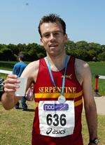 Winner of the 2009 Canterbury Pilgrims Hospices Half Marathon was Barney Southin of the Serpentine Runing Club.