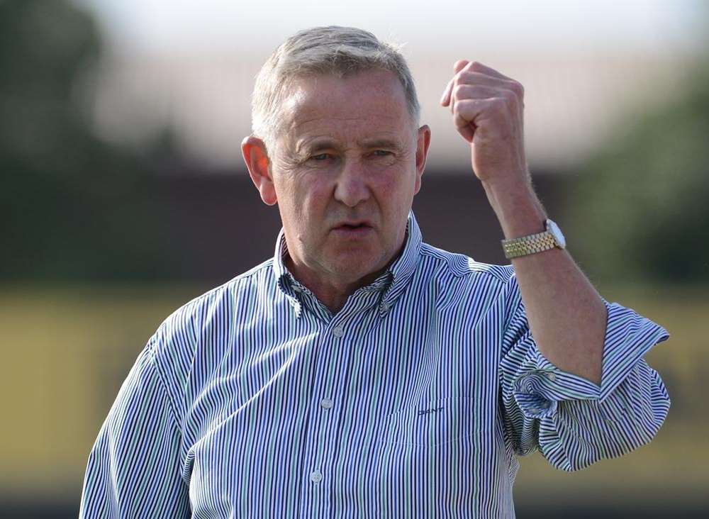 Margate manager Terry Brown. Picture: Gary Browne