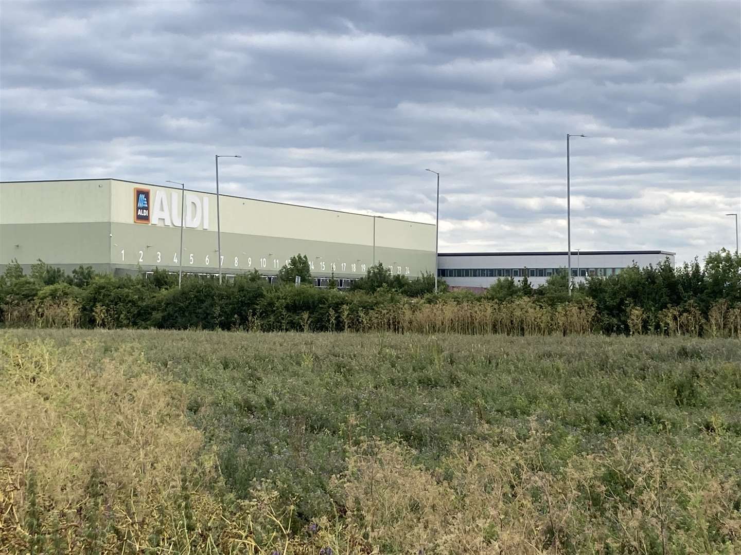 Land at Neats Court, Queenborough, where the new Aldi supermarket is planned