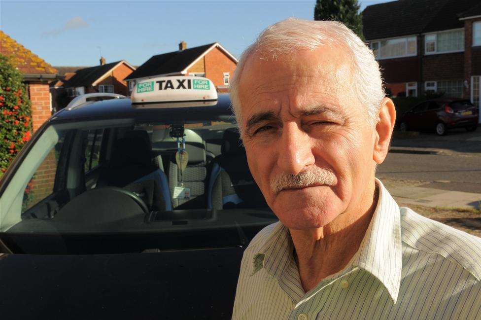 Taxi driver Ali Rassouli, who was attacked