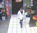 A CCTV imag eof one of the men police want to talk to