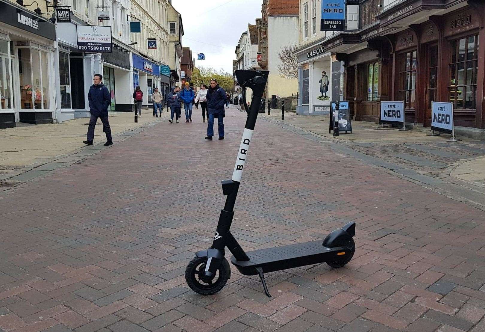 The trial is headed up by e-scooter rental firm Bird