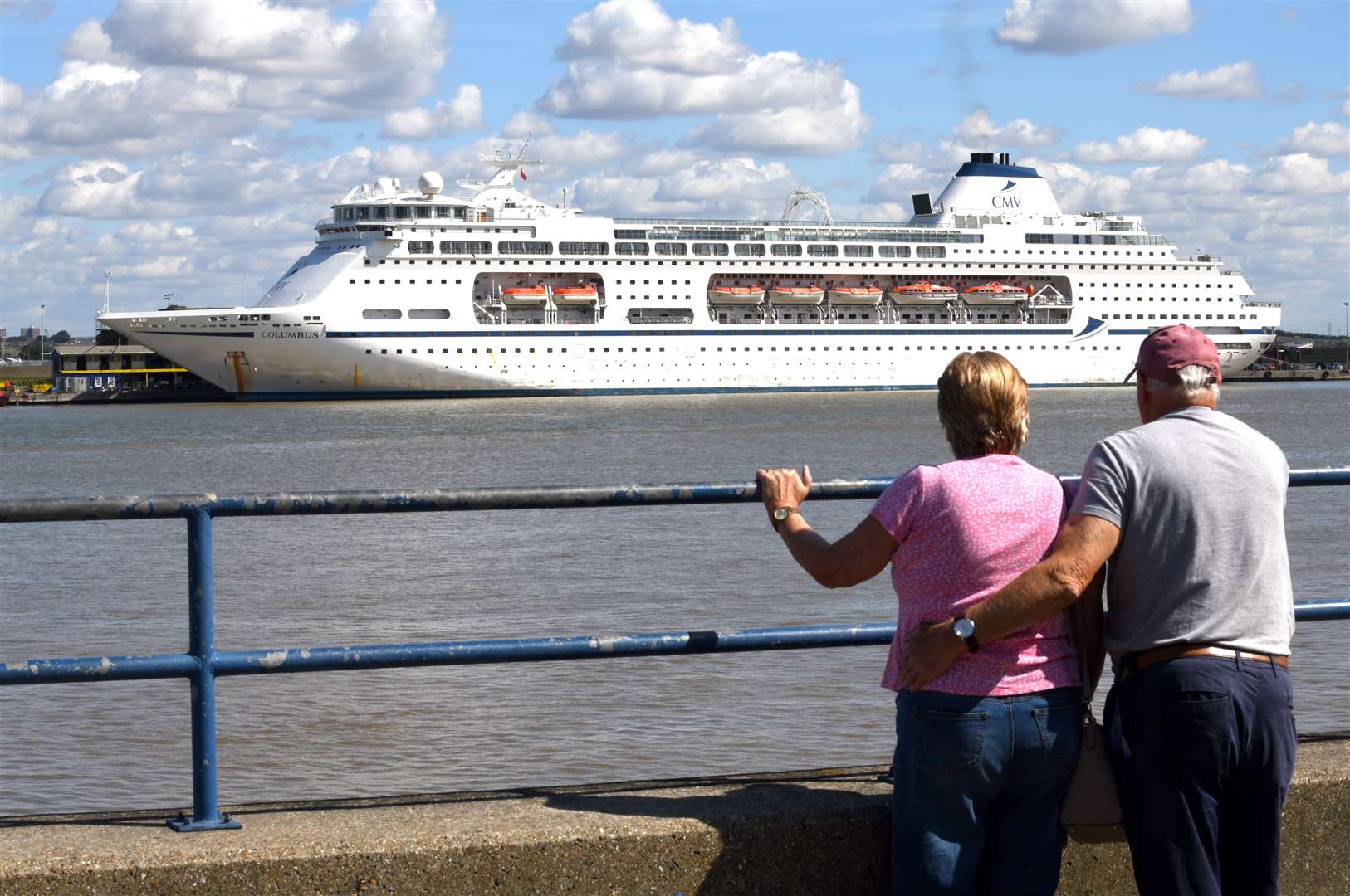 CMV cruise line, which can often be seen from Gravesend, has gone into administration. Picture: Fraser Gray (38983063)