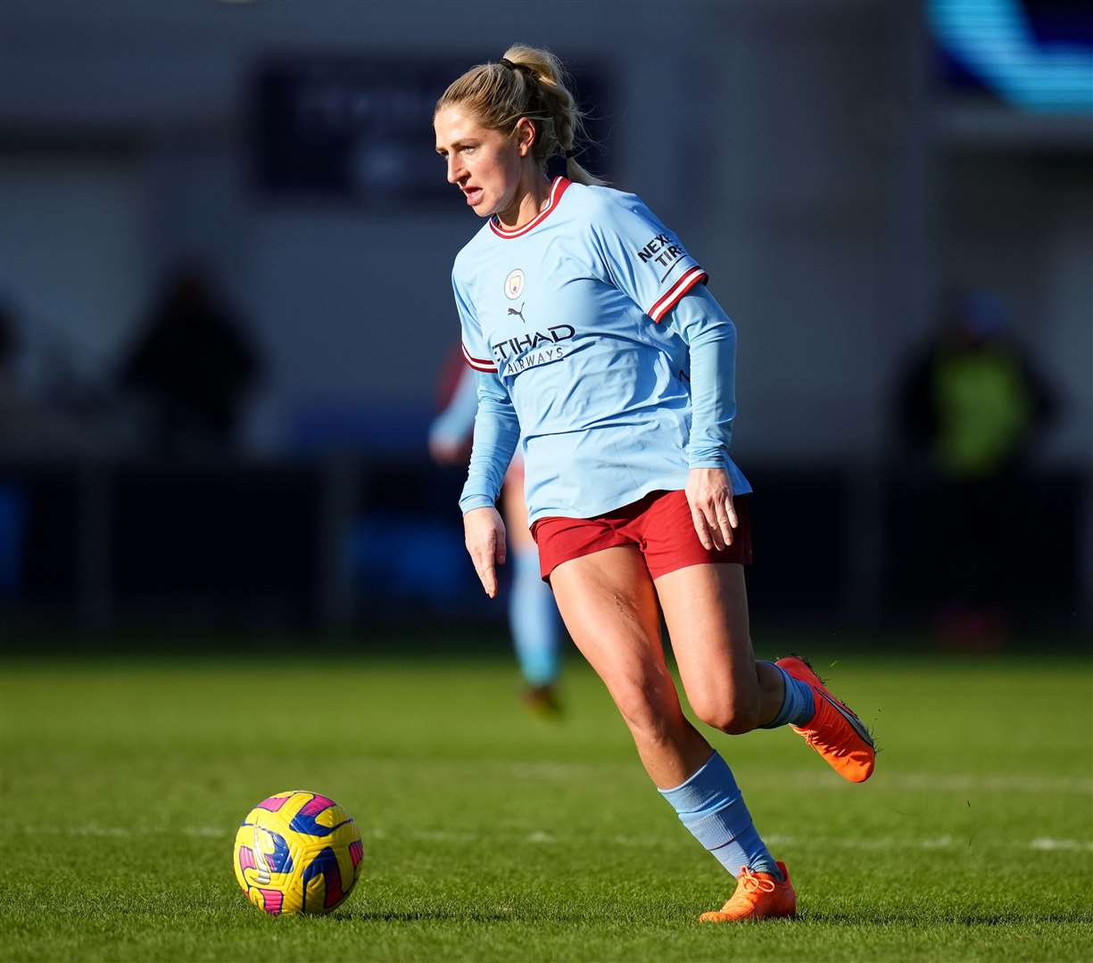 Midfielder Laura Coombs was born in Gravesend. Picture: Manchester City FC
