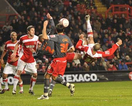 Action from Charlton v Southampton. Picture: Barry Goodwin