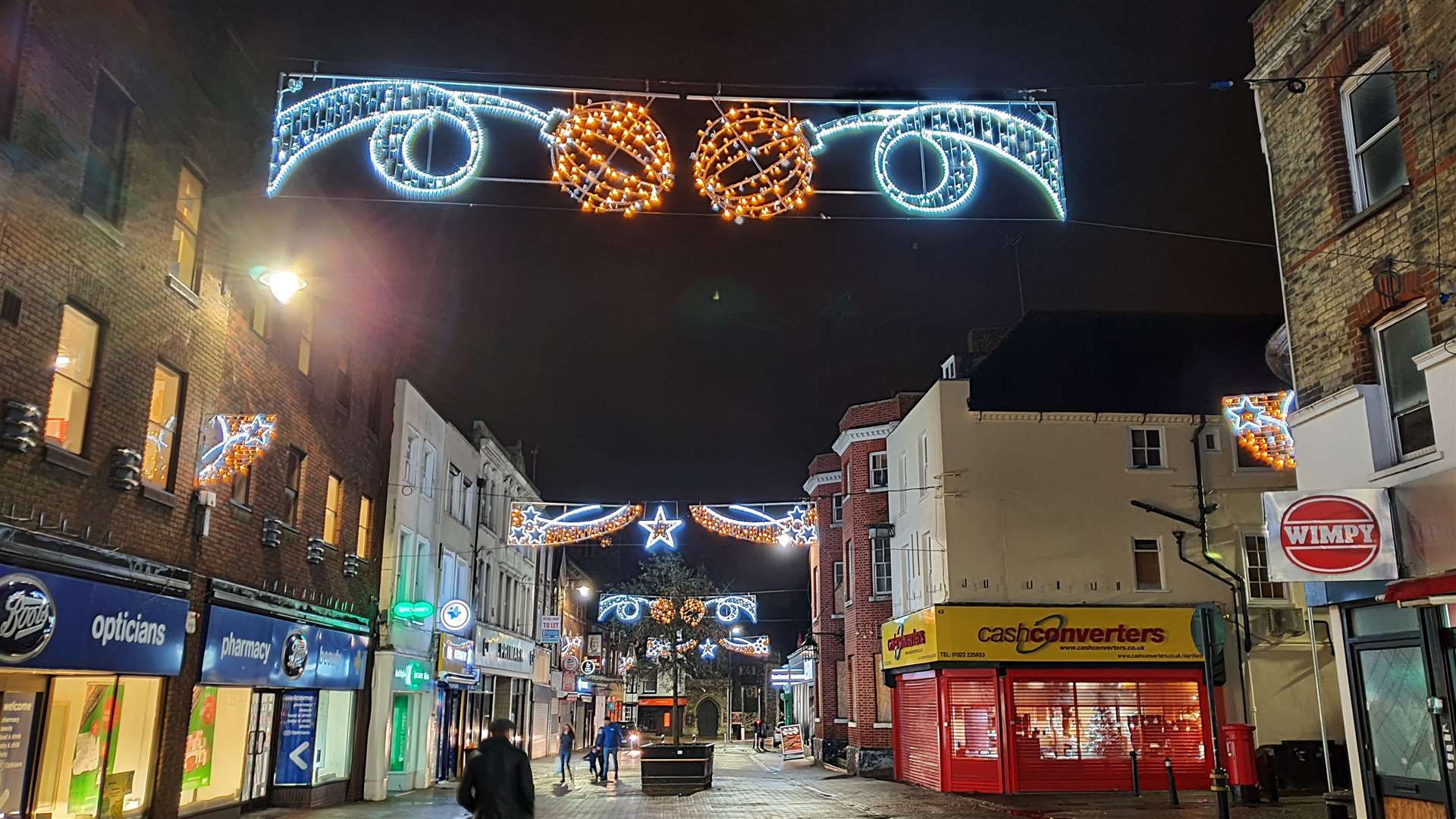 The Christmas lights are set to be switched on in Dartford on November 19. Picture: Gala Lights