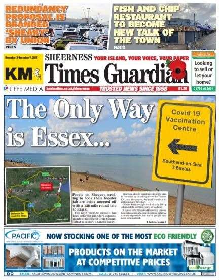 The Sheerness Times Guardian was highly commended at this year's Kent Press and Broadcast Awards