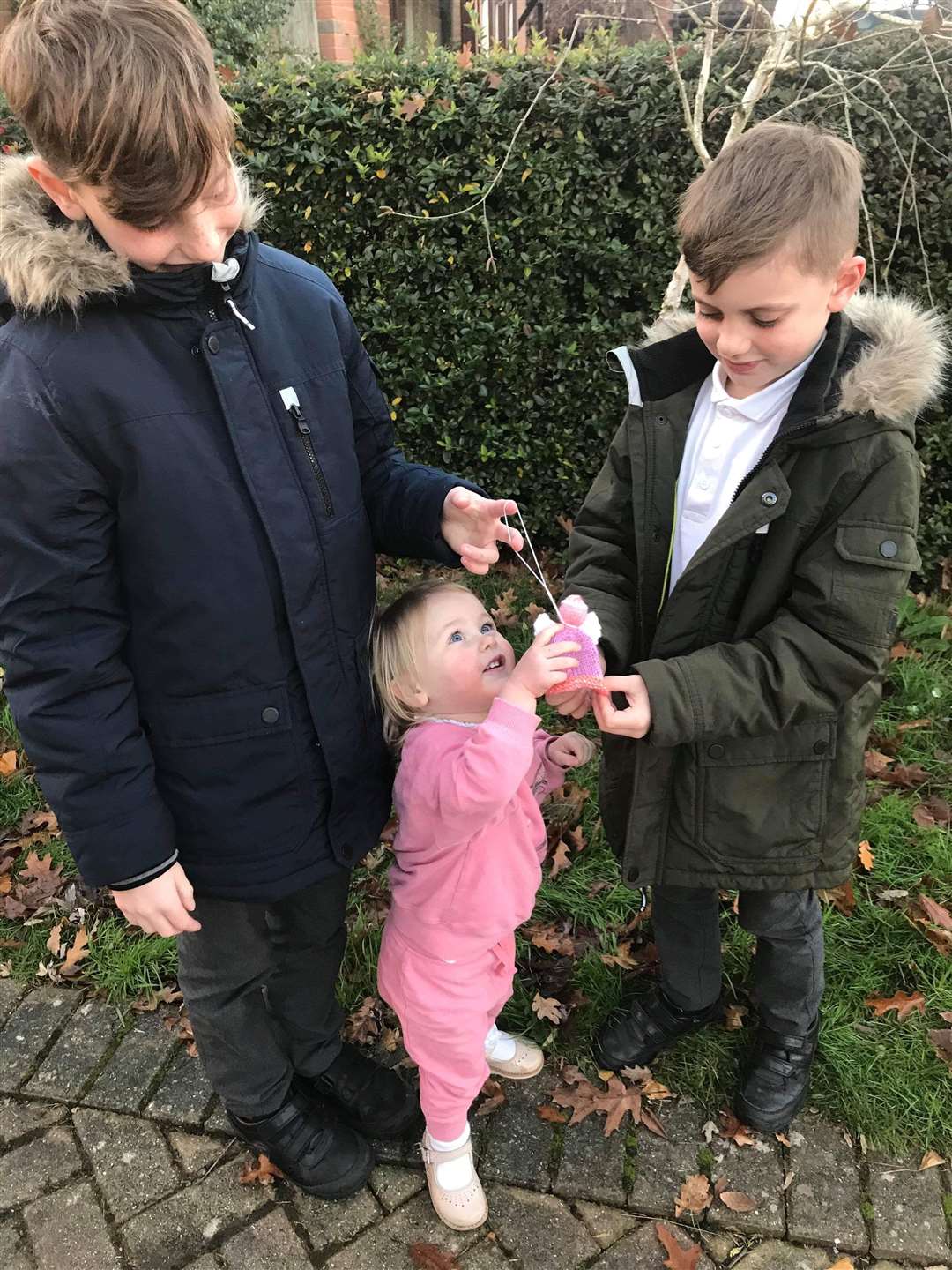 Cally's children discover their angel