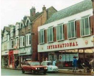The International Stores shop in the 1970s