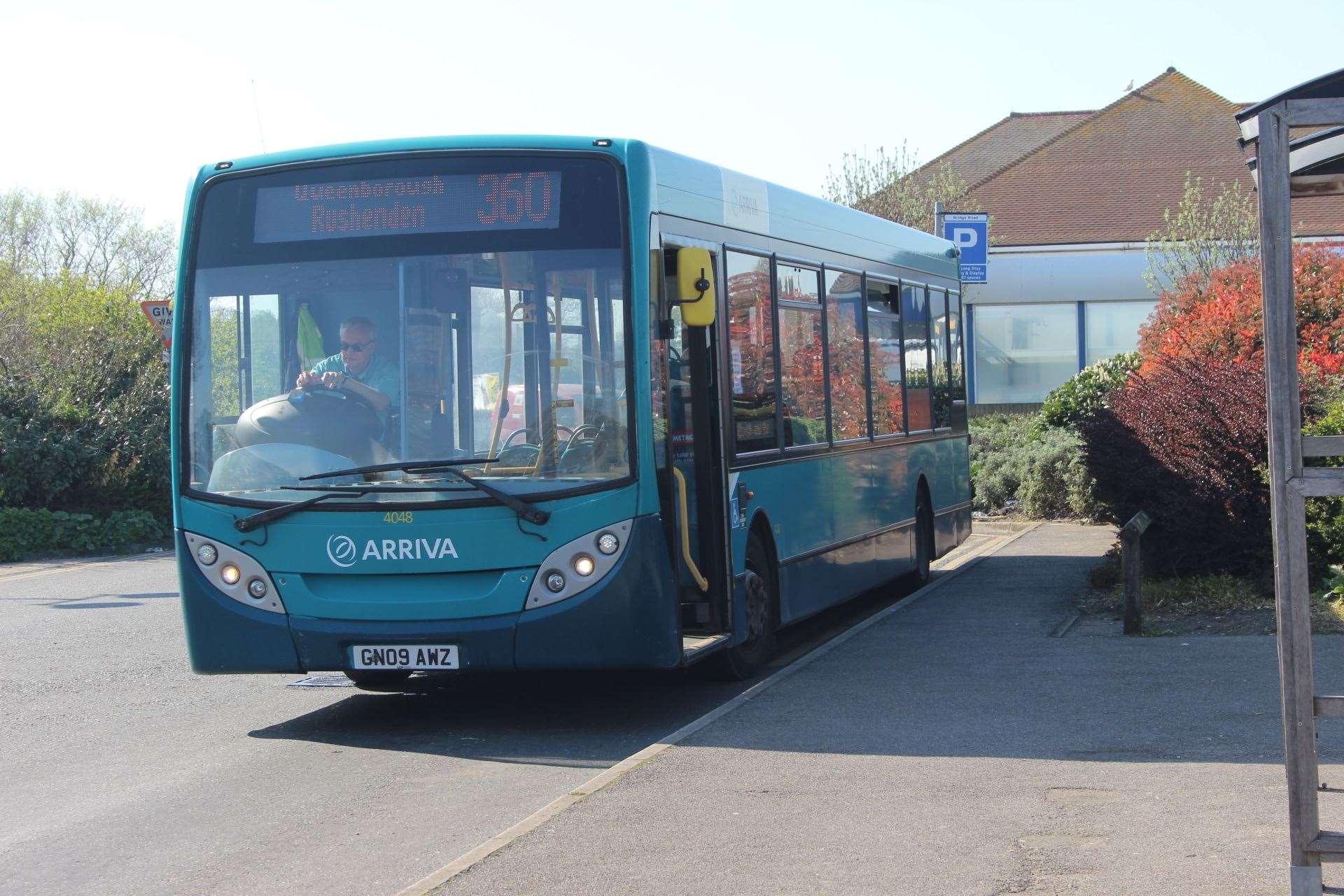 Arriva bus at Tesco Sheerness