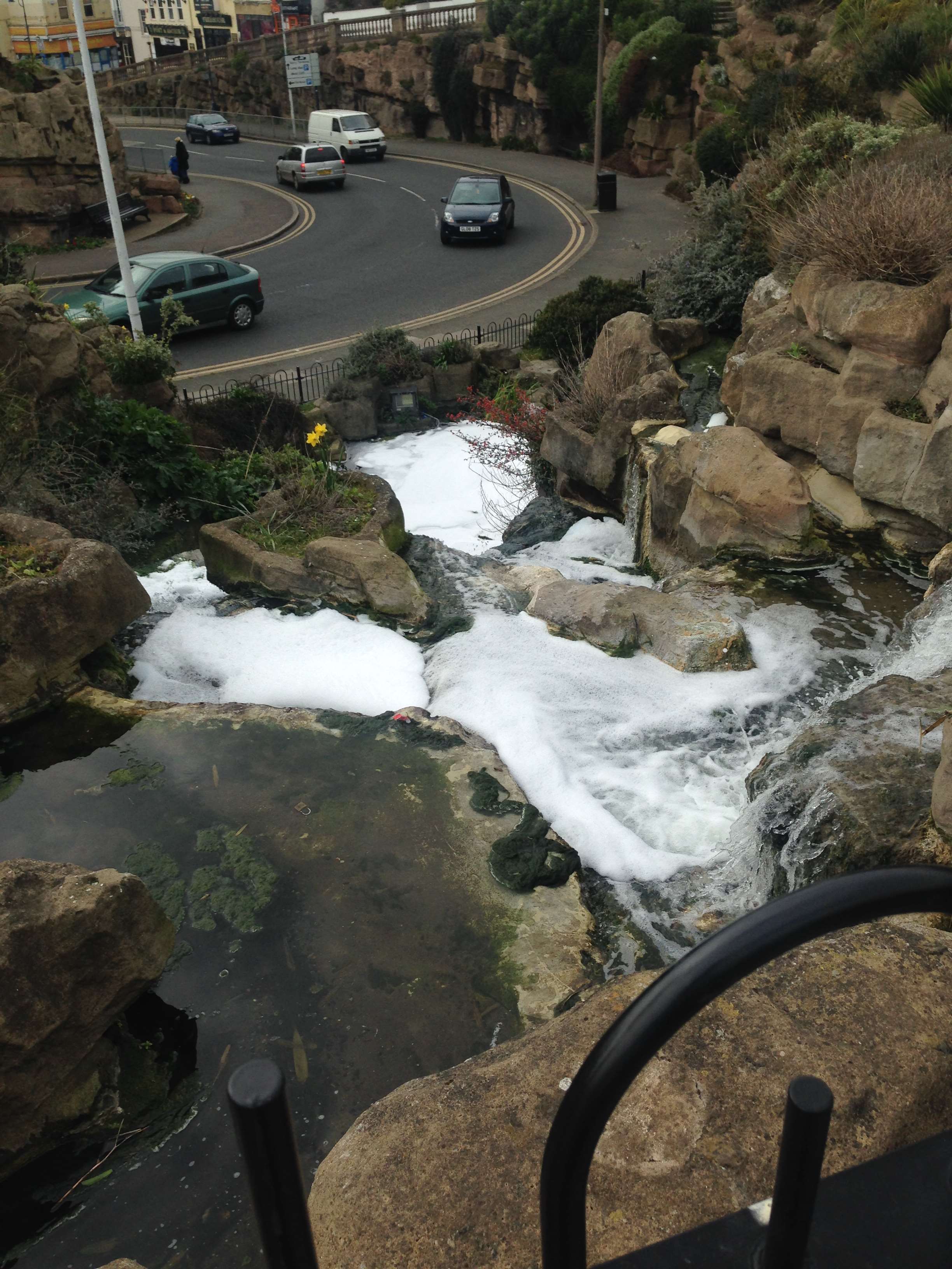 Ramsgate waterfall targeted by vandals again