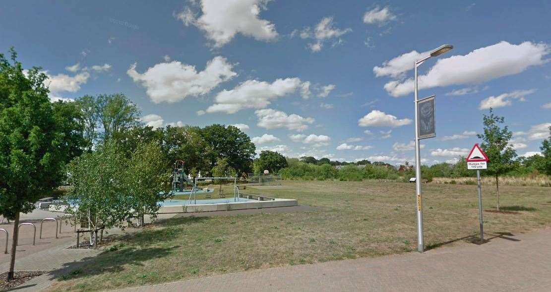 Police were called to the play area in Repton Park. Photo: Google