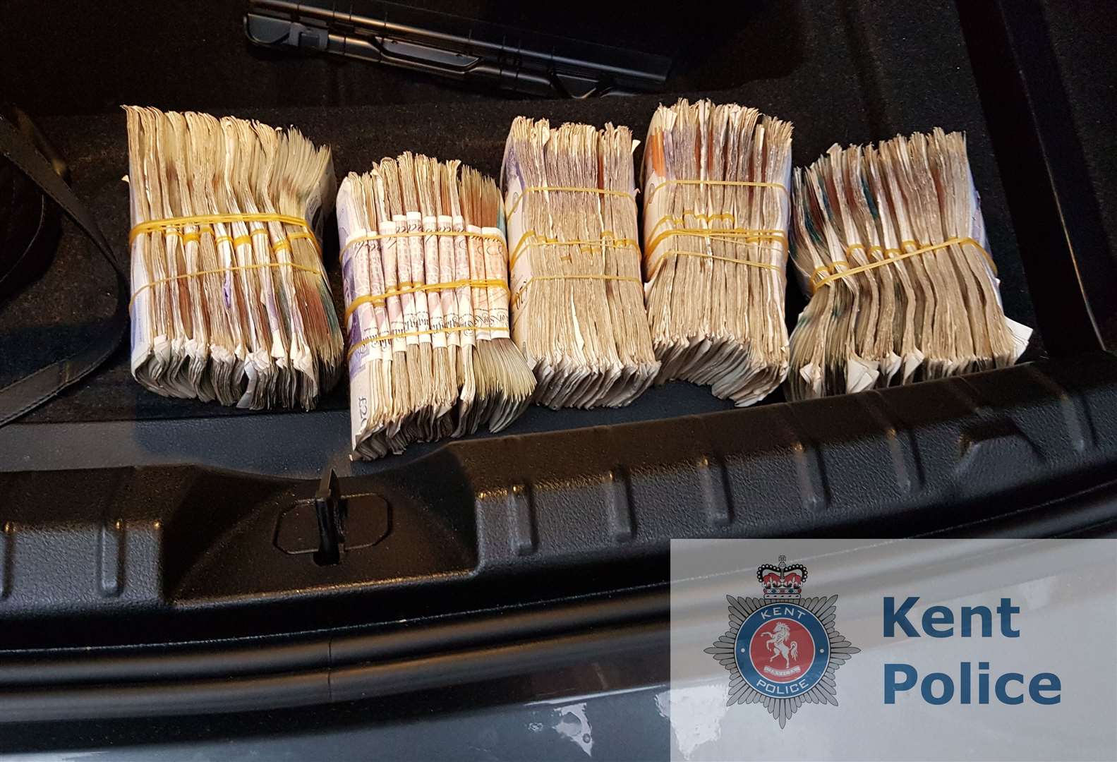 Cash seized from Connor Gibbs