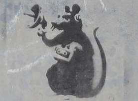 The artwork similar to that of Banksy was seen in Ramsgate
