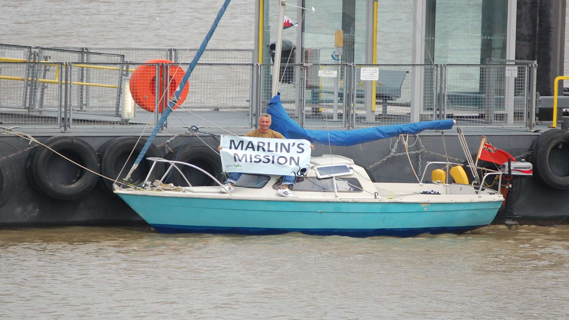 His boat is named Marlin, after his home town in Essex.