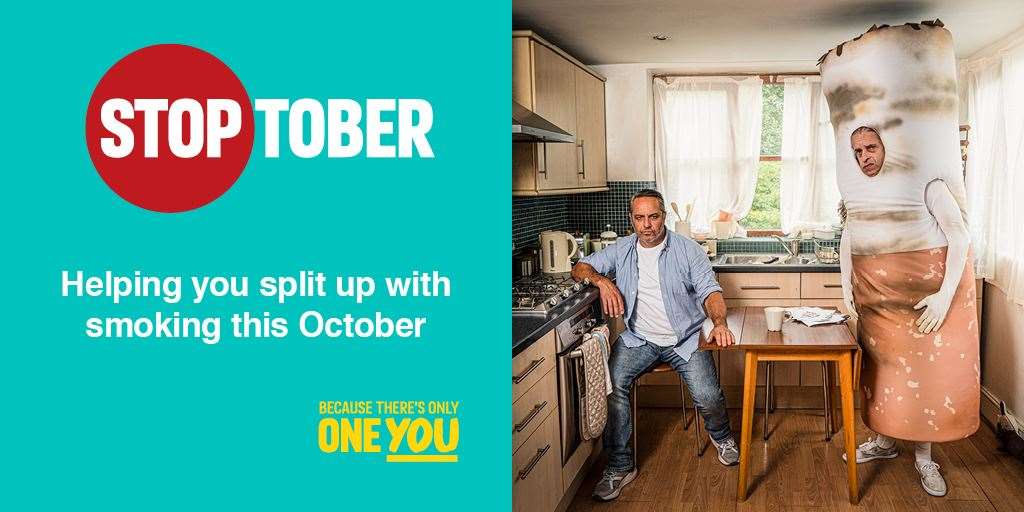 Breaking up is never easy but remember, it's not you, it's them! Join in with the thousands of others dumping smoking this October.