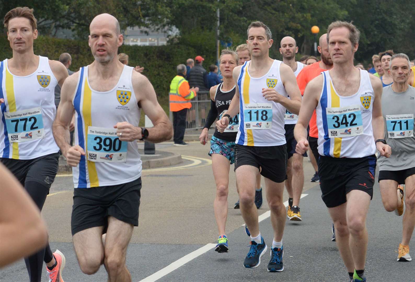 Sevenoaks AC runners among the pack. Picture: Chris Davey