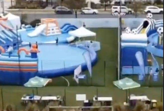 A different park shows what the new Ramsgate venue might look like. Picture: Inflatable Fun Park/Instagram