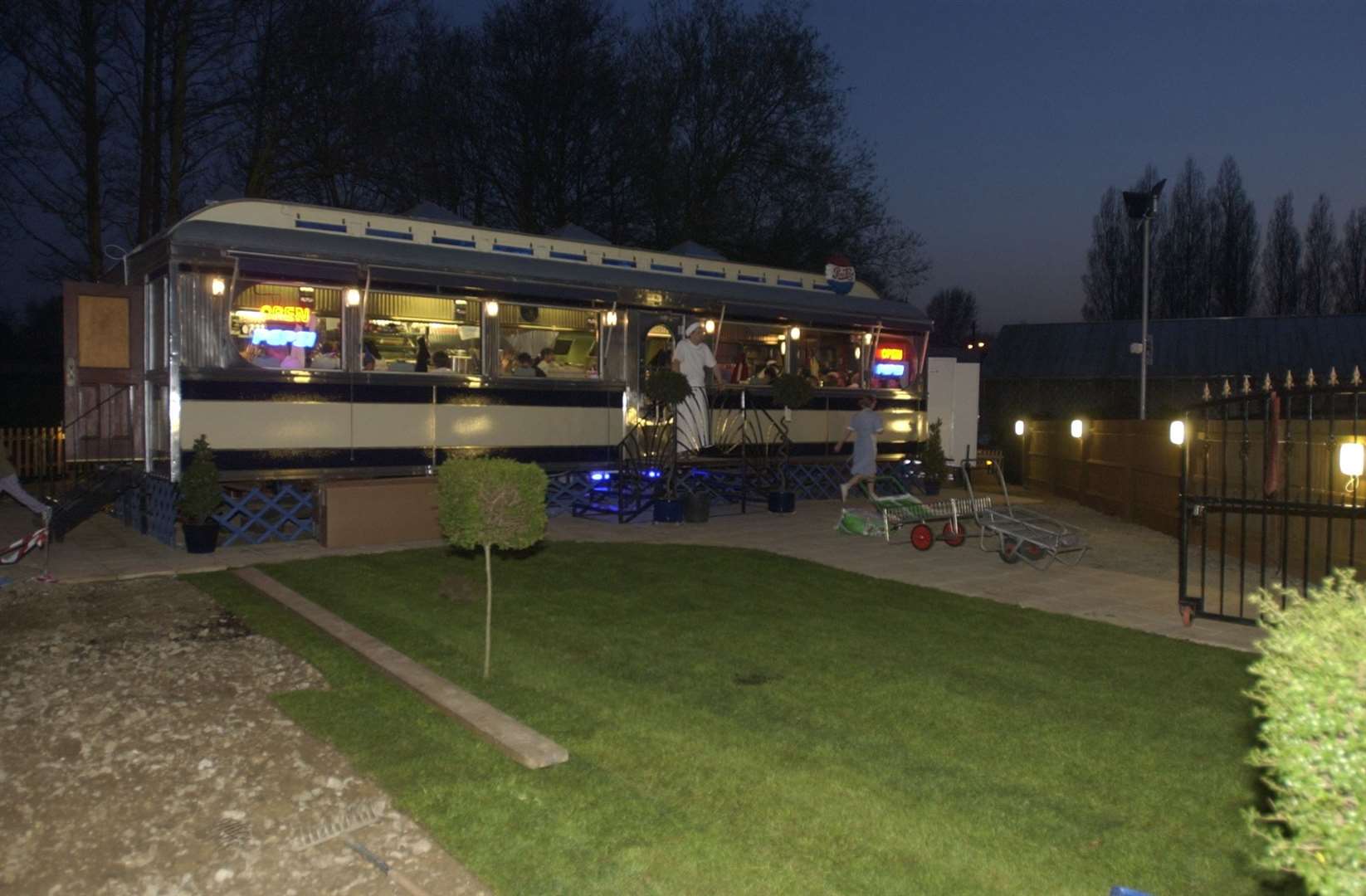 Kennington has been home to an American restaurant before - this mobile diner opened next to Bybrook Barn in 2002