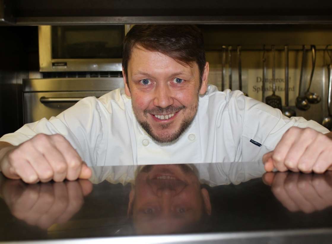 Alistair Lycett, head chef at the Sun Inn in Faversham