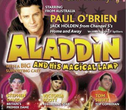 Paul O'Brien starred in Aladdin in 2007