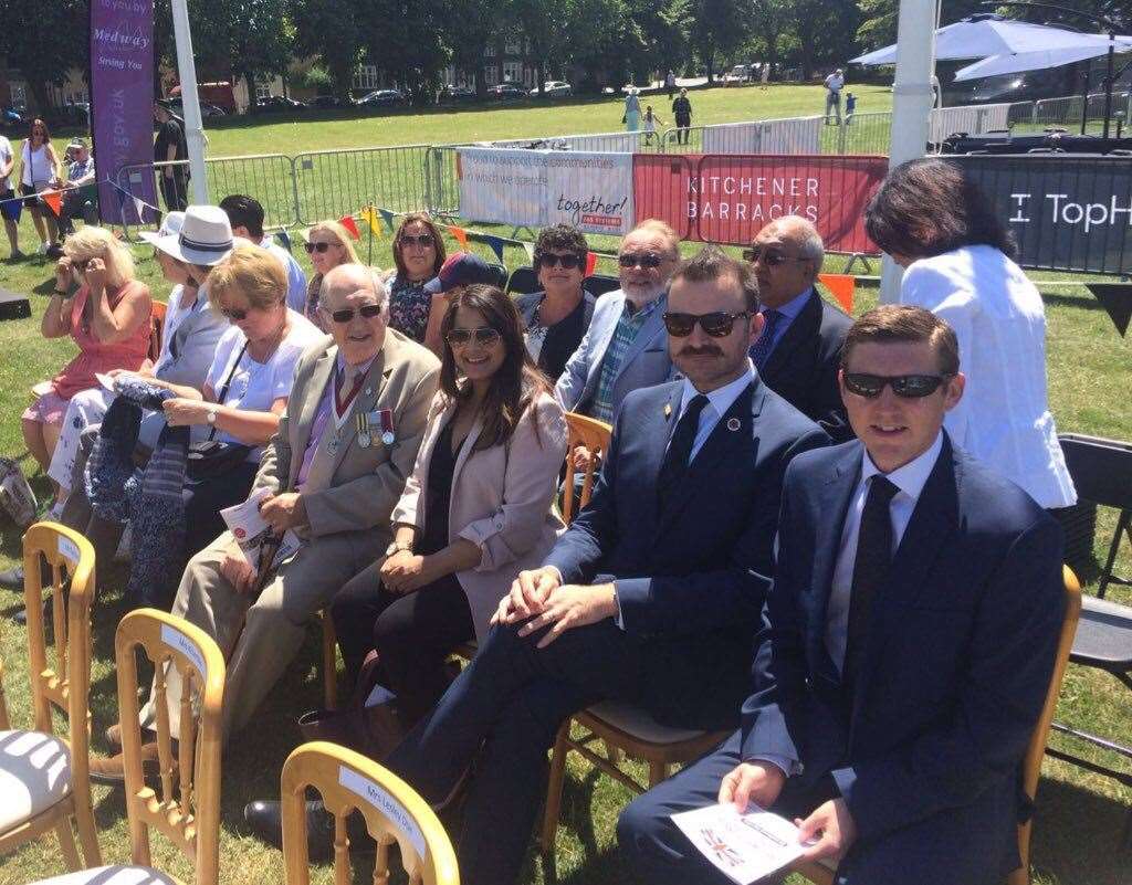 Medway Labour Group members attending an Armed Forces Day event in Gillingham. Picture: Vince Maple on Twitter