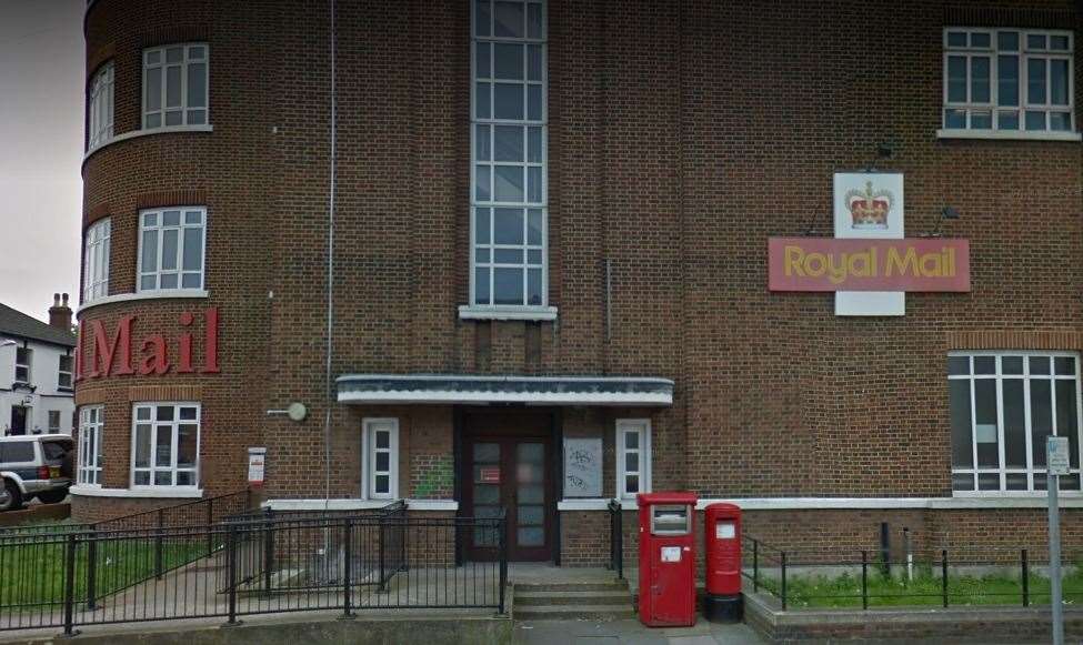 Three people have tested positive for Covid-19 at the Royal Mail delivery office in Margate. Picture: Google Streetview