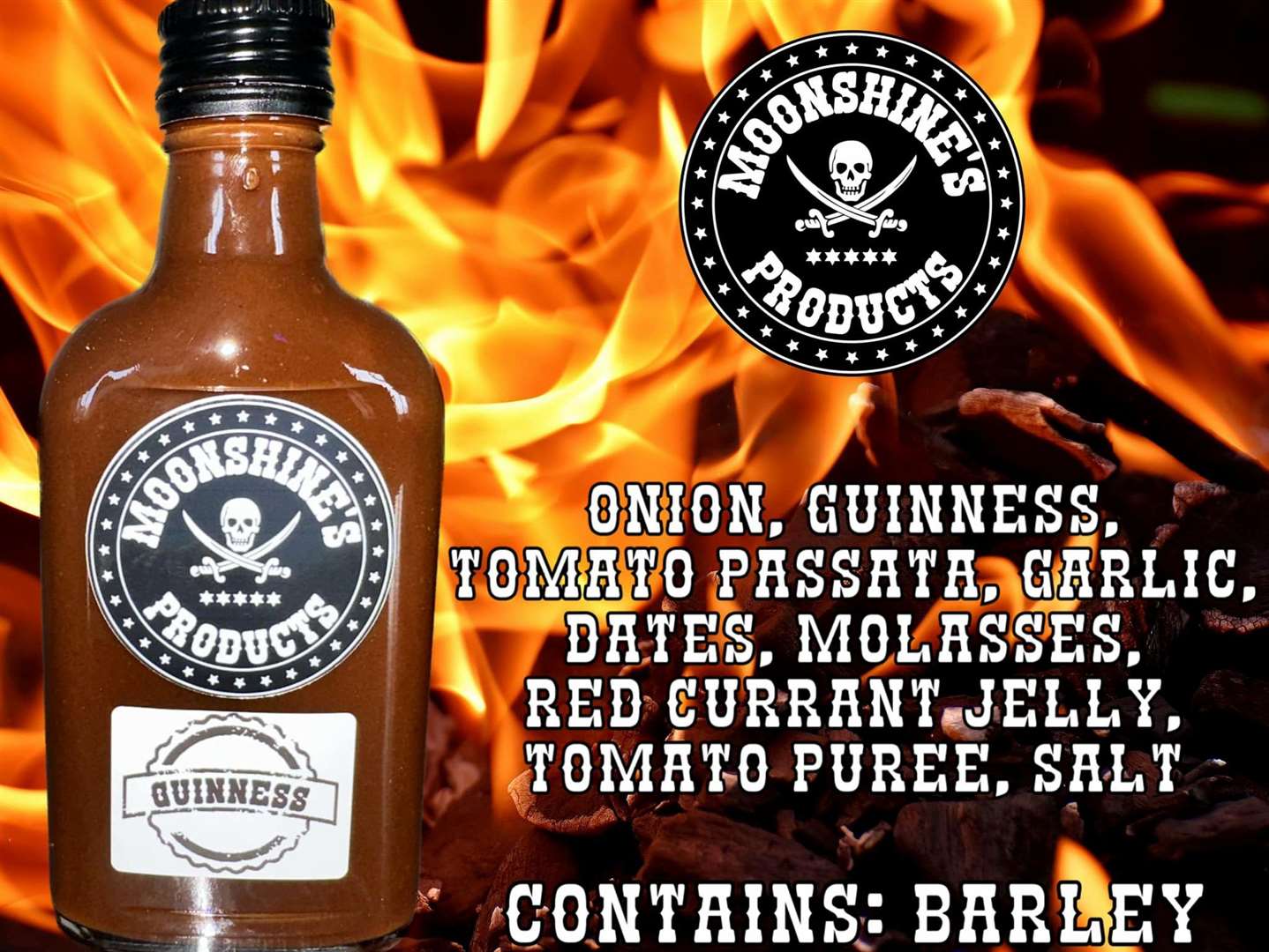 Items included the company’s Guinness sauce. Picture: Moonshine's Products/Facebook