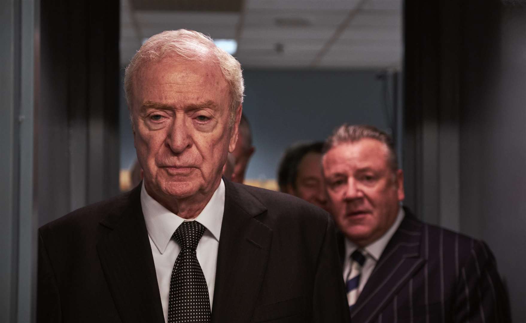 King Of Thieves. Pictured: Sir Michael Caine as Brian Reader and Ray Winstone as Danny Jones. Picture: PA Photo/StudioCanal/Jack English.