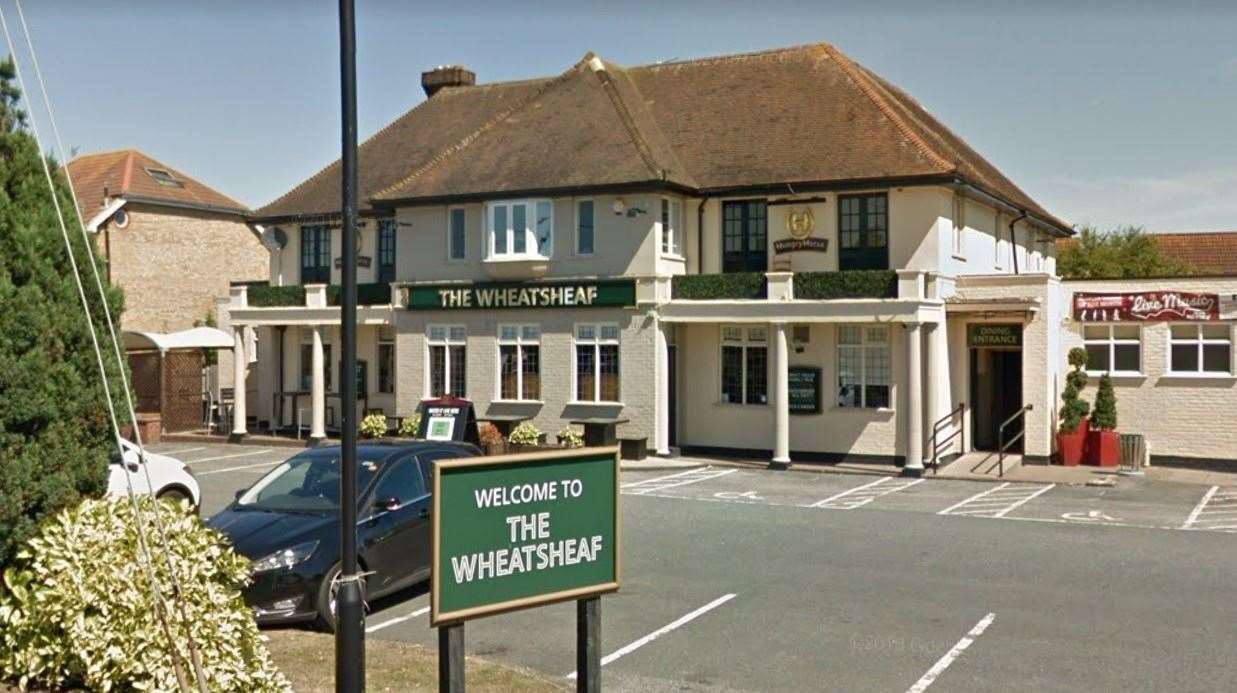 A man was stabbed outside the Hungry Horse pub the Wheatsheaf in Swalecliffe, near Whitstable. Picture: Google