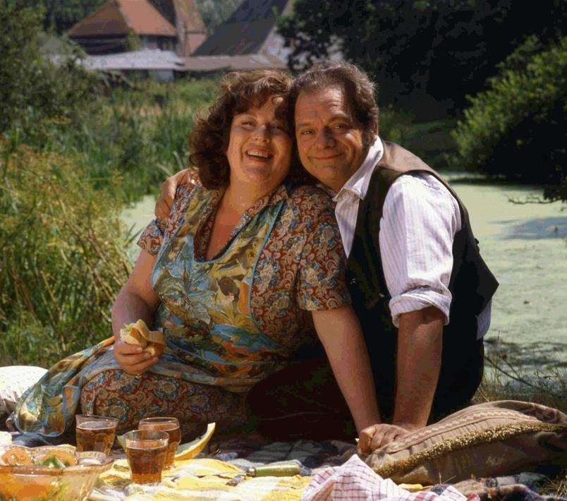 Pam Ferris and Sir David Jason in The Darling Buds of May series. Picture: ITV