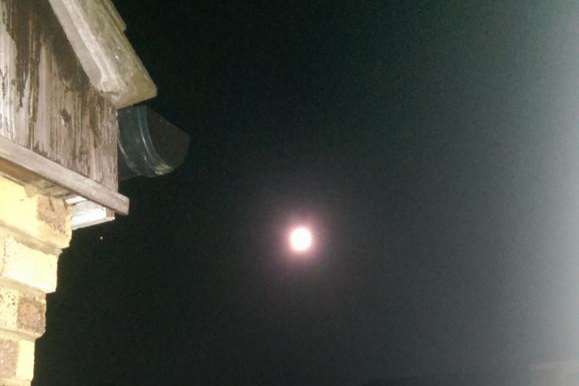 The moon taken from West Malling by @daniellastewar1