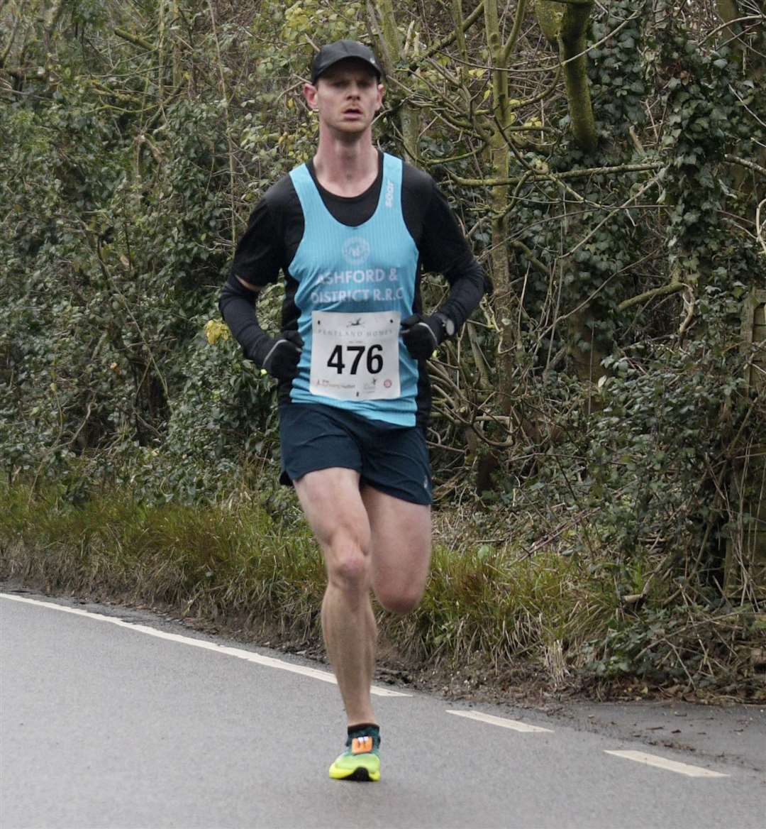 Aiden Gorham of Ashford & District Road Running Club. Picture: Barry Goodwin (62014046)