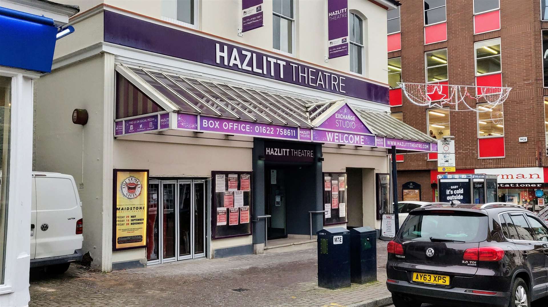 The Hazlitt Theatre in Maidstone has had to cancel some of its shows today