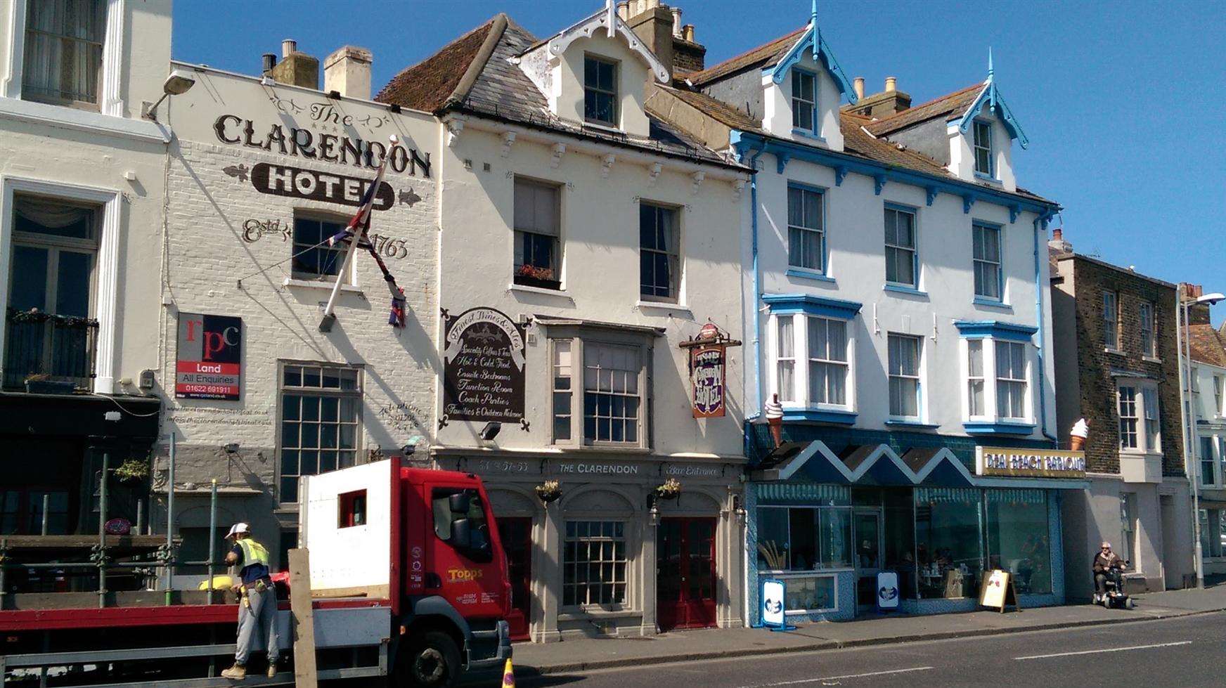 The Clarendon Hotel, which was closed by owners closed Shepherd Neame on July 1 2014, is under offer.