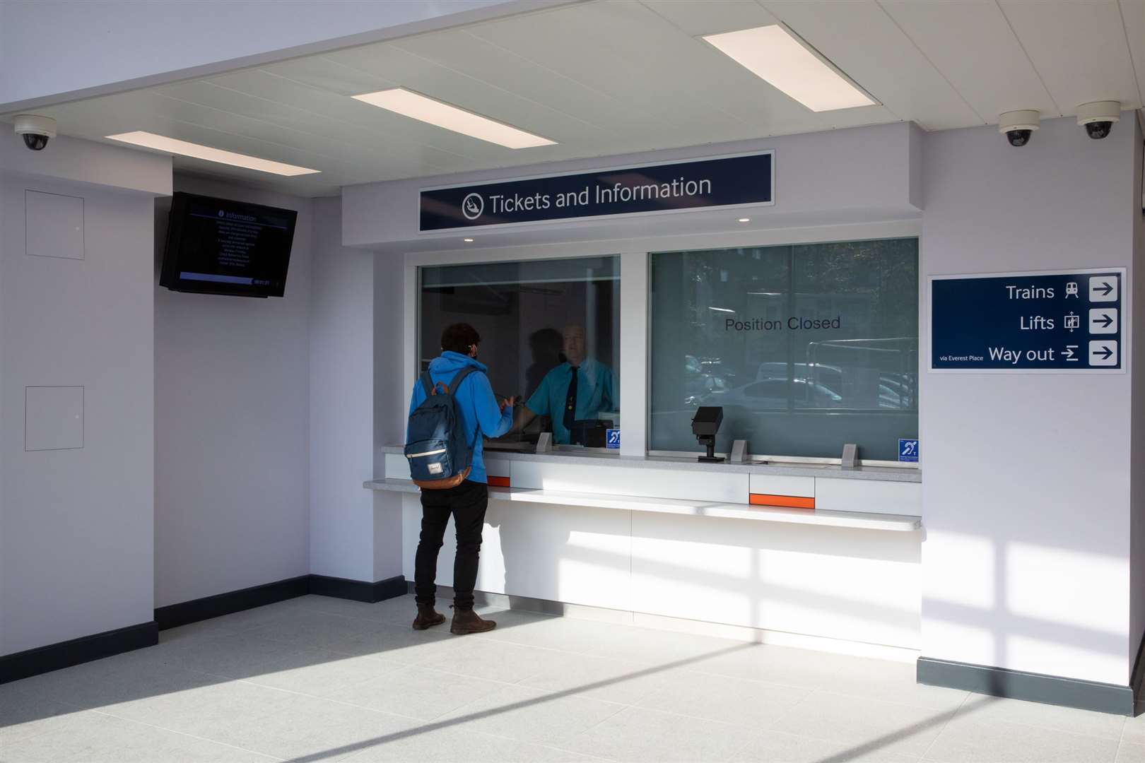 New ticket office has been created at Swanley station Picture: Andy Jones/Southeastern