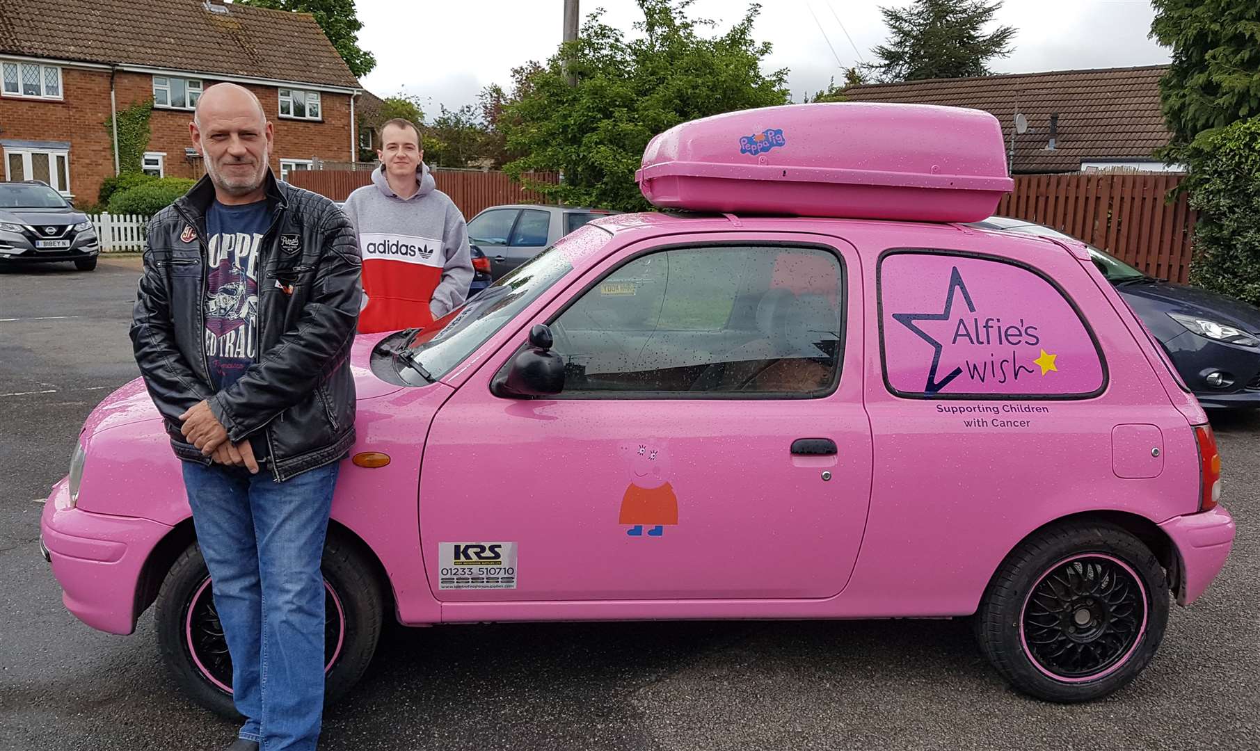 Stuart and Cameron Norman from Ashford are taking on a 2,200-mile challenge