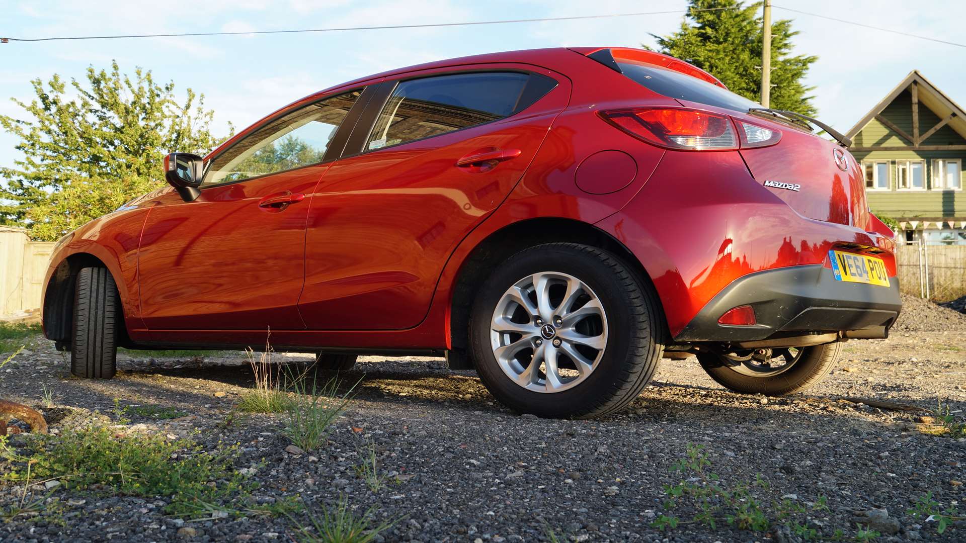 The rear of the Mazda2 is, perhaps, the least satisfactory design element
