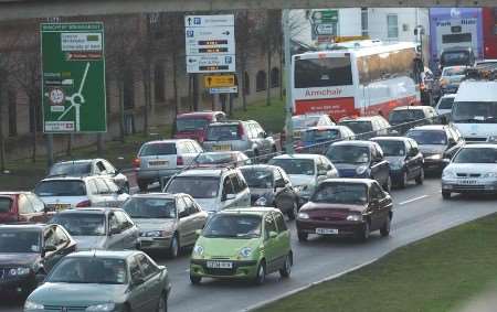 Traffic jams are a familiar sight on ring roads in Canterbury. Picture: MATT McARDLE