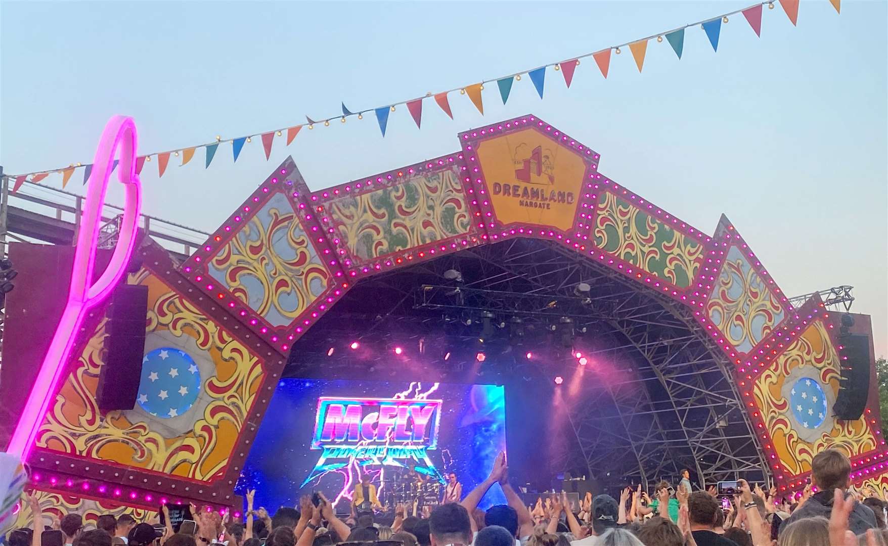 Dreamland will welcome artists such as Busted, Becky Hill and Status Quo to its outdoor Scenic Stage. Picture: Sam Lawrie